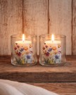 Telysholder 2pk med blomster thumbnail