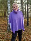 Poncho med høy hals Grønn thumbnail