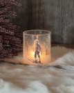 Lysglass krakelert Gabriel 9x10cm thumbnail