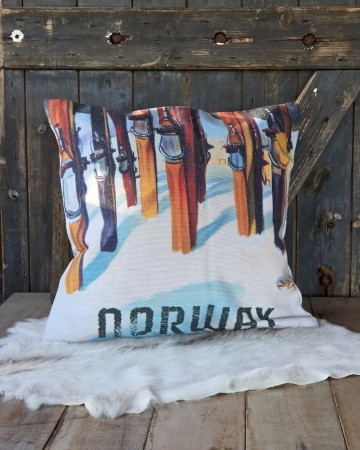 Putetrekk Ski 50x50cm